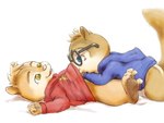 anthro duo male male/male on_model semi-anthro young apluss alvin_and_the_chipmunks alvin_and_the_chipmunks_(live-action) alvin_seville simon_seville chipmunk ground_squirrel mammal rodent sciurid 4:3 brother_(lore) brothers_(lore) incest_(lore) sibling_(lore)