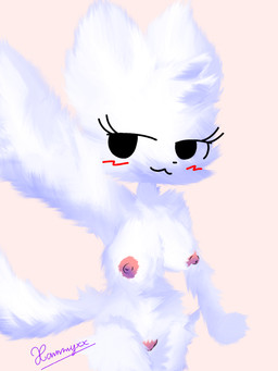 animal_genitalia animal_vulva anthro areola black_eyes blush breasts crossgender eyelashes female female_anthro fur genitals long_eyelashes looking_at_viewer mtf_crossgender narrowed_eyes nipple_dip nipples nude nude_anthro nude_female selfie smile solo standing tail vulva white_body white_ears white_fur white_tail conditional_dnp xammyxx boy_kisser_(meme) girlkisser silly_cat_(mauzymice) domestic_cat felid feline felis mammal 2025 3:4 digital_media_(artwork) hi_res ibispaint_(artwork) meme shaded signature watermark