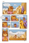 anthro braces comic_book dialogue duo embarrassed female feral group humor nerd riddle text trio dualsoul1423 raph13th european_mythology greek_mythology mythology riddle_me_this! magpie_(riddle_me_this!) camel camelid felid human mammal mythological_creature mythological_sphinx absurd_res comic english_text hi_res