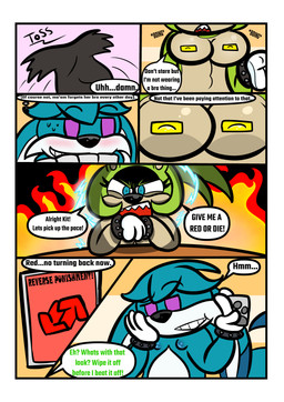 accessory anthro blue_eyes blush bodily_fluids bracelet breasts card card_game clothed clothing cuff_bracelet dialogue duo ear_piercing ear_ring exposed_breasts female gaming gloves hair_accessory hairband handwear humiliation jewelry male nipples partially_clothed partially_clothed_female partially_clothed_male pasties piercing purple_eyes quills_(anatomy) removed_clothing removed_shirt ring_piercing shirt_removed shirtless_anthro shirtless_female shirtless_male speech_bubble strip_game strip_games sweat sweatdrop text thought_bubble thoughts topless topless_anthro topless_female topless_male undressing kaokaoarts oddkao idw_publishing sega sonic_the_hedgehog_(comics) sonic_the_hedgehog_(idw) sonic_the_hedgehog_(series) kitsunami_the_fennec surge_the_tenrec afrosoricid canid canine fennec_fox fox mammal tenrec true_fox absurd_res comic english_text hi_res