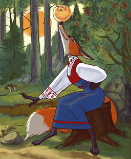 3_toes anthro balancing_object barefoot biped black_nose blue_clothing blue_dress claws clothed clothed_anthro clothed_female clothing countershade_face countershading digitigrade dipstick_tail dress eyebrows eyelashes feet female female_anthro finger_claws fingers forest fully_clothed fully_clothed_anthro fully_clothed_female fungus fur grin iris looking_up markings mushroom narrowed_eyes nature nature_background outside paws plant playful playing pupils rock runes sitting sitting_on_tree_stump smile snaggle_tooth snout solo sun tail tail_markings toe_claws toes tree tree_stump tree_trunk yellow_eyes sir_paulus lisabeth_(lord_paulus) canid canine fox mammal hi_res