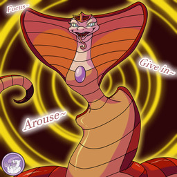 dominant dominant_female female first_person_view hypnosis hypnotizing_viewer looking_at_viewer mind_control solo hyperchibiabsol freddie_as_f.r.o.7 messina cobra reptile scalie snake 1:1 hi_res