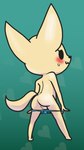 anthro female solo zigrock001 aggretsuko sanrio fenneko canid canine fennec_fox fox mammal true_fox 2024 9:16 absurd_res hi_res