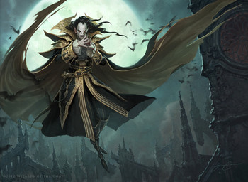 ambient_silhouette ambiguous_gender black_hair building cape clothed clothing feral flying group hair male membrane_(anatomy) membranous_wings moon not_furry_focus red_eyes silhouette solo_focus spread_wings wings jason_chan hasbro magic:_the_gathering wizards_of_the_coast ambient_bat ambient_flier bat humanoid mammal vampire 2012 official_art