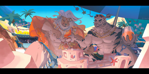 Rating: s
ID: 5703554
Date: 2025-07-12 09:50:55 -0400
Status: active
Score: 3
2025 5_fingers absurd_res anthro armpit_hair beach body_hair claws clothed clothing colored dislyte duo_focus felid fingers fish gabe_fudi grey_nipples group hi_res humanoid_hands javid_(dislyte) jin_qiu_(dislyte) lilith_games lion male mammal marine muscular muscular_anthro muscular_male nipples palm_tree pantherine plant sand_castle sculpture shark signature tetsuya_(dislyte) tiger topless topless_anthro topless_male tree post #5703554