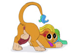 anus ass_up backsack balls feral genitals male penis plushie raised_tail solo tail mandyfoxy mob_entertainment poppy_playtime yarnaby_(poppy_playtime) animate_inanimate felid lion living_plushie mammal pantherine animated hi_res no_sound short_playtime webm