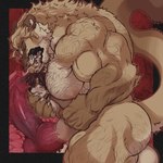 abdominal_bulge animal_genitalia anthro arm_hair beard big_muscles big_pecs bodily_fluids body_hair butt_hair canine_genitalia chest_hair duo facial_hair femboy forced genitals hair huge_muscles hyper hyper_muscles internal knot knotting male male/male male_penetrated male_penetrating male_penetrating_male manhandling muscular muscular_anthro muscular_male nipples nude pecs penetration rape rough_sex saliva saliva_string sex size_difference tail tears vein x-ray_view oboii charlie_(oboii) odin_(oboii) canid canine canis cougar domestic_dog felid feline mammal 1:1 absurd_res digital_media_(artwork) hi_res