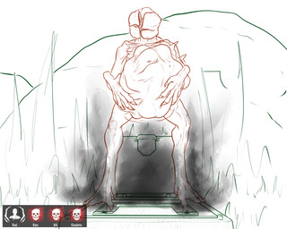 abdominal_bulge anthro belly belly_rub bulge detailed_bulge digestion_implied face_imprint first_person_view fog game_over gameplay_mechanics hand_on_belly hatch human_prey implied_fatal imprint inviting larger_pred male male_pred male_prey muffled multiple_prey obsessed oral_vore predator/prey presenting prey_imprint prey_outline size_difference smoke soft_vore spread_legs spreading squirming stretchy_belly struggling struggling_prey text tight_belly vore waiting conditional_dnp samagthrav2 dead_by_daylight stranger_things paul_(samagthrav2) demogorgon human humanoid mammal monster 5:4 absurd_res english_text hi_res
