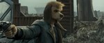 ambiguous_gender anthro clothing duo gun handgun jacket male pistol ranged_weapon ruins shirt topwear weapon yellow_eyes geewolf blade_runner_2049 officer_k_(blade_runner_2049) thom_(mongreldog) canid canine canis domestic_dog mammal unknown_species 2024 artist_name hi_res