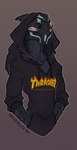 clothing hoodie looking_at_viewer male smile solo topwear raiyk bioware electronic_arts mass_effect alien turian hi_res