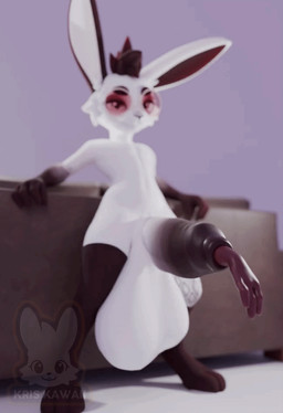 almost_fully_inside anthro ball_swaying balls big_balls big_penis cock_vore duo eyewear foreskin fur genitals glasses humanoid_genitalia humanoid_penis male multicolored_body multicolored_fur penile penis same_size_vore vore kris-kawaii x_(kris-kawaii) lagomorph leporid mammal rabbit 3d_(artwork) 3d_animation animated digital_media_(artwork)