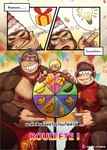 5_fingers anthro areola biceps body_hair bulge chest_hair duo eyebrows fingers male muscular muscular_anthro muscular_male necktie nipples pecs roulette smile solo text desfrog donkey_kong_(series) nintendo diddy_kong donkey_kong_(character) monkin_(desfrog) ape gorilla haplorhine mammal monkey primate absurd_res hi_res thai_text translation_request nephew_(lore) uncle_(lore) uncle_and_nephew_(lore)