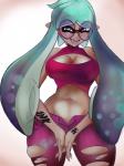 big_breasts breasts cleavage clothed clothing eyewear female glasses solo lyn_nyl nintendo splatoon animal_humanoid cephalopod cephalopod_humanoid humanoid inkling marine marine_humanoid mollusk mollusk_humanoid 3:4 hi_res