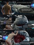 ambiguous_gender duo feral laboratory male nude oral_vore size_difference soft_vore vore crimsoncreaturecreations gastropod human mammal mollusk slug 3d_(artwork) comic digital_media_(artwork) hi_res story story_in_description