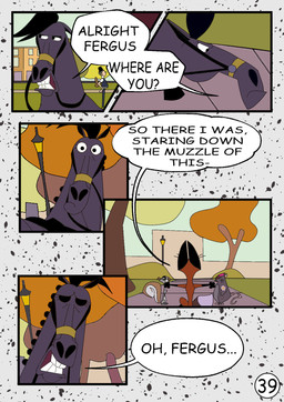 ambiguous_gender black_ears black_mane brown_body brown_fur dialogue female feral fur grey_body grey_fur group hair male mane park pink_hair plant speech_bubble text tree trio redundantmodule 101_dalmatian_street 101_dalmatians disney big_fee_(101_dalmatians) fergus_(101_dalmatians) pearl_(101_dalmatians) sid_(101_dalmatians) canid canine equid equine fox horse human mammal murid murine rat red_fox rodent sciurid tree_squirrel true_fox comic english_text hi_res