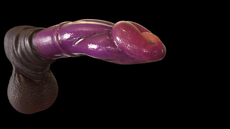 alien_genitalia animal_genitalia balls black_background bodily_fluids brown_balls cum disembodied_penis erection genital_fluids genital_shot genitals hybrid_genitalia hybrid_penis male medial_ring medial_ringed_hybrid_penis penis penis_shot prehensile_penis purple_penis sheath simple_background unusual_anatomy unusual_genitalia unusual_penis polyfrog 16:9 2025 3d_(artwork) 3d_animation animated digital_media_(artwork) widescreen