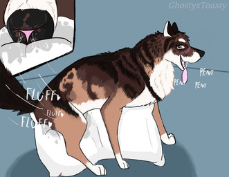 animal_genitalia animal_vulva blush bodily_fluids breath brown_body brown_fur canine_genitalia canine_vulva clitoral clitoral_masturbation close-up female female_humping feral fur genital_close-up genital_fluids genitals grinding humping looking_pleasured masturbation mottled mottled_genitalia mottled_vulva onomatopoeia panting pillow pillow_humping pussy_juice_on_pillow saliva solo sound_effects text tongue tongue_out vaginal_fluids vaginal_fluids_on_pillow vulva vulva_close-up white_body white_fur ghostyxtoasty juniper_(fishymishy) canid canine canis mammal wolf absurd_res hi_res