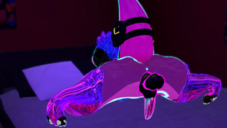 anthro clothing genitals glowing intersex legwear maleherm penis spread_legs spreading thigh_highs sxey sxey_(awtter) mammal mustelid otter 16:9 blender_(artwork) digital_media_(artwork) hi_res widescreen