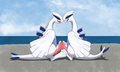 big_penis blush cloud day duo erection eyes_closed feral frottage genitals intraspecies looking_pleasured male male/male open_mouth outside outside_sex penile penis penises_touching pink_blush sex shadow sitting sky tail text water conditional_dnp eparihser nintendo pokemon generation_2_pokemon legendary_pokemon lugia pokemon_(species) artist_name colored hi_res shaded