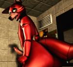 anthro big_butt butt erection eyeliner eyeshadow femboy genitals knot looking_at_viewer looking_back machine makeup male nipples nude open_mouth penis solo surprise thick_thighs tongue wide_hips yellow_eyes rx1213 five_nights_at_freddy's scottgames foxy_(fnaf) animatronic canid canine fox mammal robot 2019 3d_(artwork) digital_media_(artwork) source_filmmaker_(artwork)