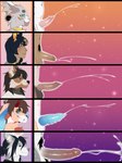 animal_genitalia animal_penis anthro balls big_penis blush bodily_fluids chart clothed clothing comparing comparing_penis cum cum_drip cumshot dripping duo ejaculation erection feral fur genital_fluids genitals hair hands-free huge_penis humanoid_genitalia humanoid_penis interspecies male not_furry nude penis penis_chart penis_size_difference simple_background size_difference smile vein veiny_penis white_body white_fur hitoya69 mythology animal_humanoid canid canine deer domestic_cat felid feline felis human humanoid mammal mythological_creature absurd_res digital_media_(artwork) greyscale hi_res monochrome portrait