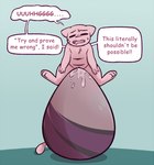 after_oviposition anthro barely_visible_genitalia barely_visible_pussy big_egg bodily_fluids complaining dialogue egg egg_from_pussy eyes_closed female genital_fluids genitals hyper_oviposition oviposition pokemon_egg pussy pussy_juice_on_egg semi-anthro simple_background solo speech_bubble vaginal_fluids eclairscollection nintendo pokemon mallow_(some_nerd) felid feline generation_1_pokemon legendary_pokemon mammal mew_(pokemon) pokemon_(species)