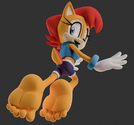 5_toes anthro barefoot clothing feet female foot_fetish foot_focus hair humanoid_feet looking_back plantigrade red_hair soles solo toes milkmeister3d archie_comics sega sonic_the_hedgehog_(archie) sonic_the_hedgehog_(comics) sonic_the_hedgehog_(series) sally_acorn sally_acorn_(post-sgw) chipmunk ground_squirrel mammal rodent sciurid 3d_(artwork) digital_media_(artwork)