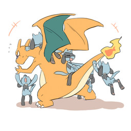 alasurth ambiguous_gender canine charizard cute dragon eyes_closed fire mammal nintendo open_mouth plain_background pokémon riolu video_games
Rating: Safe
Score: 10
User: DeltaFlame
Date: February 18, 2015 alasurth ambiguous_gender canine charizard cute dragon eyes_closed fire mammal nintendo open_mouth plain_background pokémon riolu video_games
Rating: Safe
Score: 10
User: DeltaFlame
Date: February 18, 2015