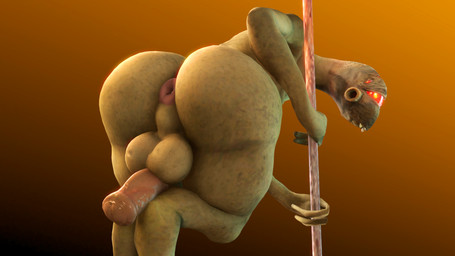 2_fingers 4_eyes abstract_background anus backsack balls bent_over big_balls big_butt big_penis brown_background brown_body brown_skin bubble_butt butt femboy fingers genitals huge_butt leaning leaning_forward looking_at_viewer looking_back looking_back_at_viewer male multi_eye not_furry nude penis perineum pole presenting presenting_anus presenting_hindquarters red_eyes simple_background solo stripper_pole thick_thighs wide_hips billynr half-life valve valve_corporation alien humanoid vortigaunt 16:9 2022 3d_(artwork) digital_media_(artwork) hi_res source_filmmaker_(artwork) widescreen