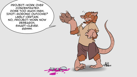 anthro anthro_to_feral bottomwear broken_bottle brown_body brown_fur claws clothed clothing full_foot_pawpads fur hypnosis identity_death male mid_transformation mind_control orange_eyes paws pink_body pink_skin plantigrade potion potion_bottle rat_tail shirt shorts tail tan_body tan_fur teeth_showing text topwear transformation transformation_sequence white_body white_fur adalore warhammer_(franchise) warhammer_fantasy stakch stakch_(razim) mammal murid murine rat rodent skaven 16:9 2024 english_text hi_res widescreen