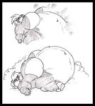 anthro belly big_belly big_breasts black_border border breasts female huge_belly huge_breasts hyper hyper_belly morbidly_obese obese overweight simple_background solo weight_gain white_background krystalvix archie_comics sega sonic_the_hedgehog_(archie) sonic_the_hedgehog_(comics) sonic_the_hedgehog_(series) sally_acorn mammal rodent sciurid 2012