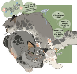 adult_on_young age_difference anus bad_parenting balls bodily_fluids breasts cum cum_in_vagina cum_inside cum_on_face dialogue ejaculation encouragement female female_penetrated feral feral_on_feral from_front_position genital_fluids genitals group impregnation_risk male male/female male_penetrating male_penetrating_female mating_press nipples penetration questionable_consent sex splurt supporting_partner text trio uncle_penetrating_niece whining young young_female young_feral anglwshot warriors_(book_series) ashfur_(thunderclan) ferncloud_(warriors) icecloud_(warriors) domestic_cat felid feline felis mammal hi_res daughter_(lore) incest_(lore) mother_(lore) mother_and_child_(lore) mother_and_daughter_(lore) niece_(lore) parent_(lore) parent_and_child_(lore) parent_and_daughter_(lore) uncle_(lore) uncle_and_niece_(lore)