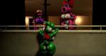 anthro balls big_breasts big_butt breasts butt clothing female genitals group gynomorph hair hat headgear headwear heart_symbol humor intersex lips nipples nude penis purple_body siphon_(anatomy) crocwife kabalmystic mario_bros nintendo paper_mario vivian_(mario) yoshi_(character) birdo green_yoshi humanoid reptile scalie shadow_siren yoshi 2018 3d_(artwork) digital_media_(artwork) source_filmmaker_(artwork)