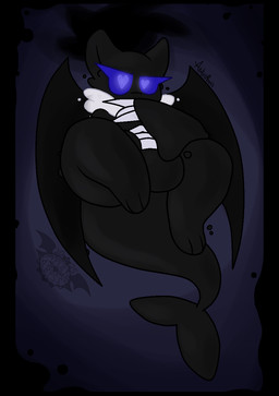 anthro bat_wings claws female heart_eyes heart_symbol looking_at_viewer lying membrane_(anatomy) membranous_wings on_back solo wings apollysabyss apollyon_(apollysabyss) angel bat fallen_angel mammal hi_res