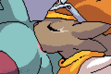 anal anthro anus ass_up blue_body brown_body clothing crown duo eyes_closed headgear latex latex_clothing latex_legwear latex_stockings legwear male male/male male_rimming_male oral perineum pink_anus rimming scarf sex simple_background spread_legs spreading stockings tiara upside_down nante-p nintendo pokemon garnet_(fursdd) cinderace generation_2_pokemon generation_8_pokemon gigantamax_cinderace gigantamax_pokemon pokemon_(species) shiny_pokemon totodile 3:2 animated digital_media_(artwork) frame_by_frame loop pixel_(artwork) pixel_animation