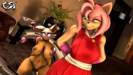 ambiguous_gender anthro big_breasts black_body breasts clothed clothed_anthro clothed_female clothing dress female feral fur glowing glowing_eyes green_eyes grey_body group hair hypnosis kneeling machine mind_control multicolored_body nipples nude nude_anthro nude_female pink_body pink_eyes pink_fur pink_hair purple_body red_clothing red_dress trio white_hair psikokinetic warfaremachine_(modeler) sega sonic_the_hedgehog_(series) amy_rose rouge_the_bat sn-01_(psikokinetic) warfare_amy warfare_rouge bat eulipotyphlan hedgehog mammal reptile robot scalie snake 16:9 2024 3d_(artwork) 4k absurd_res digital_media_(artwork) hi_res source_filmmaker_(artwork) story story_in_description widescreen
