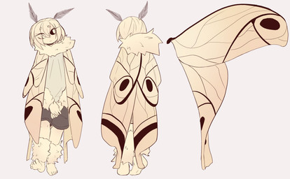 antennae_(anatomy) black_sclera eyelashes female hair insect_wings neck_tuft short_hair simple_background solo standing tuft white_background white_body white_eyes white_hair wings darkus_art animal_humanoid arthropod arthropod_humanoid humanoid insect insect_humanoid lepidopteran lepidopteran_humanoid moth moth_humanoid absurd_res hi_res model_sheet