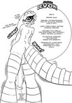 absurd_res anthro balls big_penis blush coloradisaurus devon_the_coloradosaurus dinosaur english_text genitals hi_res huge_penis hyper hyper_genitalia hyper_penis inks male monochrome nude penis perineum prehistoric_species reptile sauropodomorph scalie solo taboo_tails_(copyright) text white_crest_(artist)