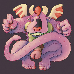 action_pose anthro armpit_hair belly big_penis body_hair genitals glans green_belly hair huge_penis long_tail male muscular muscular_male penis pink_glans pose pubes purple_body red_hair red_nose silly_face simple_background small_eyes small_wings solo tail thick_penis wings ravuer dragon_quest mythology square_enix archdemon dragon mythological_creature mythological_scalie scalie 1:1 hi_res