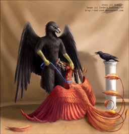 ambiguous_gender ambiguous_on_anthro anthro anthro_on_feral beak beak_fetish beak_play beak_sex beakjob bestiality bodily_fluids collar column cum cum_on_beak duo erection feathered_crest feathered_wings feathers fellatio feral genital_fluids genitals green_eyes head_crest humanoid_genitalia humanoid_penis interspecies intraspecies intraspecies_bestiality leash licking male male/ambiguous male_on_feral open_beak open_mouth oral penile penis penis_lick red_body red_feathers rock scales sex tail tail_feathers text tongue tongue_out wings yellow_body yellow_eyes yellow_scales red-izak european_mythology greek_mythology mythology orzel accipitrid accipitriform avian bird corvid corvus_(genus) eagle gryphon mythological_avian mythological_bird mythological_creature mythological_firebird oscine passerine phoenix raven 2007 english_text url
