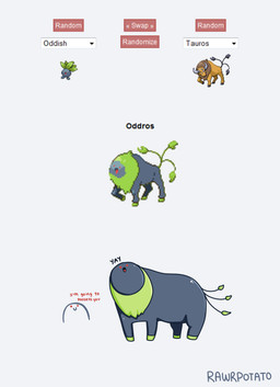 ambiguous_gender english_text fakémon nintendo oddish pokemon_fusion pokémon rawrpotato red_eyes tauros text video_games
Rating: Safe
Score: 9
User: slyroon
Date: September 15, 2013 ambiguous_gender english_text fakémon nintendo oddish pokemon_fusion pokémon rawrpotato red_eyes tauros text video_games
Rating: Safe
Score: 9
User: slyroon
Date: September 15, 2013