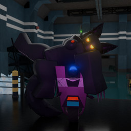 1_eye annoyed antenna_wire anthro breasts duo exposed_breasts female glowing glowing_eyes group happy lying lying_on_another machine male male/female nude on_back peeking_through_railing_bars trio comptnt-gooning 2k_games borderlands kaiju_paradise roblox claptrap g00n-tp_(comptnt-gooning) ghostfox_gootraxian gootraxian panther_gootraxian robloxian robot 1:1 3d_(artwork) blender_(artwork) blender_cycles_(artwork) digital_media_(artwork) hi_res