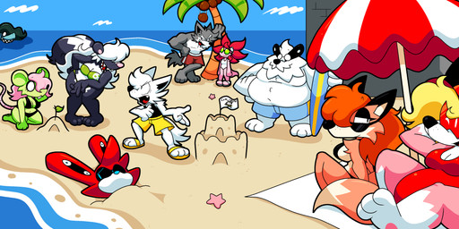 3_toes 4_fingers anthro bangs beach beard belly bent_legs big_belly big_breasts bikini black_bikini black_body black_clothing black_ears black_eyewear black_fur black_goggles black_nose black_sclera black_shirt black_swimwear black_tail black_tank_top black_topwear blonde_hair blue_body blue_clothing blue_eyes blue_hair blue_skin blue_sky blue_swimming_trunks blue_swimwear blue_tail breasts brick brick_wall cheek_tuft cleavage clothed clothed_anthro clothed_female clothed_male clothing cloud coconut crossed_legs dipstick_tail drupe_(fruit) evil_grin eyebrows eyewear facial_hair facial_tuft fangs featureless_chest feet female female_anthro fingers fist flag fluffy fluffy_tail food fruit fully_clothed fully_clothed_anthro fully_clothed_female fully_clothed_male fur furrowed_eyebrows glasses goggles green_bikini green_body green_clothing green_fur green_swimwear grey_body grey_fur grey_tail grey_wall group hair hair_over_eye hair_over_eyes hand_on_hip hand_on_own_hip hat headgear headwear holding_object holding_surfboard leaning_on_tree light long_ears long_hair long_tail looking_at_another looking_back looking_back_at_another machine male male_anthro markings medium_breasts mouthless multicolored_body multicolored_fur muscular muscular_anthro muscular_male narrowed_eyes navel obese obese_anthro obese_male open_mouth open_smile orange_hair outside overweight overweight_anthro overweight_female overweight_male palm_tree parasol partially_buried partially_submerged pink_body pink_fur pink_hair pink_inner_ear pink_tail plant red_clothing red_eyewear red_headwear red_one-piece_swimsuit red_sun_hat red_sunglasses red_swimming_trunks red_swimwear red_tongue round_ears round_glasses sand sand_castle sculpture seaside sharp_teeth shirt short_hair sitting sitting_on_blanket sitting_on_ground sky smile squint standing stick sun_hat sunglasses surfboard swimming_trunks swimwear tail tail_markings tan_tail_tip tank_top teeth text thick_eyebrows thin_eyebrows toes tongue topless topless_anthro topless_male topwear tree tuft two-piece_swimsuit two_tone_body two_tone_fur wall_(structure) wavy_hair whisker_spots white_beard white_body white_eyebrows white_eyes white_facial_hair white_flip_flops white_fur white_hair white_inner_ear white_one-piece_swimsuit white_tail_tip wide_eyed yellow_clothing yellow_flip_flops yellow_swimming_trunks yellow_swimwear bobberbobman ash_(bobberbobman) billy_(bobberbobman) budge_(bobberbobman) cinder_(bobberbobman) dr._axme maggie_(bobberbobman) ray_(bobberbobman) riley_(bobberbobman) robbie_ember sophie_(bobberbobman) amphibian aquatic asterozoan axolotl badger canid canine canis echinoderm fish kangaroo lagomorph leporid macropod mammal marsupial mephitid mole_salamander mouse murid murine mustelid musteline rabbit robot rodent salamander shark skunk starfish wolf 2023 absurd_res colored digital_drawing_(artwork) digital_media_(artwork) english_description english_text hi_res lighting shaded