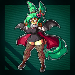 accessory anthro bat_wings big_breasts black_clothing black_shirt black_topwear blush breasts brown_sclera cape claws clothing costume eyewear female fishnet_clothing fishnet_legwear fur glasses green_hair hair hair_accessory halloween_costume happy holidays legwear membrane_(anatomy) membranous_wings neck_tuft nerd plant shirt smile solo thick_thighs topwear tuft vampire_costume wide_hips wings yellow_body yellow_fur mintyspirit halloween nintendo pokemon fan_character sunnyleafeon_(mintyspirit) bat eeveelution generation_4_pokemon leafeon mammal pokemon_(species) vampire 1:1 2022 absurd_res digital_media_(artwork) hi_res