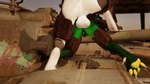 ambiguous_gender anal andromorph animal_genitalia animal_pussy anthro armor bone_tail canine_genitalia canine_pussy clothing dewclaw duo feet female foot_fetish foot_focus foot_play from_behind_position fur genitals green_body green_fur gun intersex knot male male/female male/male pawpads paws penis post-apocalyptic pussy ranged_weapon sex tail tail_grab tank_(vehicle) tongue tongue_out vehicle weapon lance_the_lich blender_cycles fallout microsoft lance_barrowpaw raider_(fallout) canid canine canis lich mammal undead wolf 16:9 3d_(artwork) blender_(artwork) digital_media_(artwork) hi_res widescreen