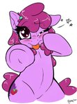 blep female heart_eyes heart_symbol hooves one_eye_closed semi-anthro solo star tail tongue tongue_out wink conditional_dnp skoon third-party_edit friendship_is_magic hasbro my_little_pony berry_punch_(mlp) equid equine horse mammal pony color_edit colored hi_res