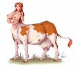 4_breasts breasts breasts_and_teats female hair hooves horn multi_breast nipples nude red_hair solo teats udders agropuer greywolf_blacksock bovid bovid_taur bovine bovine_taur bucentaur cattle cattle_taur humanoid_taur mammal mammal_taur taur 2018