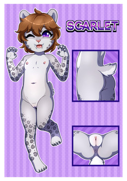 anthro anus biped blue_eyes brown_hair claws countershade_face countershade_fur countershade_torso countershading cutaway eyebrows fangs female flat_chested fur genitals grey_body grey_fur hair humanoid_genitalia humanoid_vulva leopard_spots looking_at_viewer multicolored_body multicolored_fur navel nipples nude one_eye_closed open_mouth open_smile pink_nose sabertooth_(anatomy) scut_tail short_hair short_tail smile solo spots tail teeth text toe_claws tongue two_tone_body two_tone_fur vulva white_body white_countershading white_fur wink winking_at_viewer young young_anthro young_female gi0 felid hybrid lion mammal pantherine prehistoric_species saber-toothed_tiger 2026 absurd_res character_name english_text hi_res model_sheet