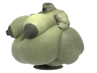 areola belly big_belly big_breasts breasts female huge_belly huge_breasts hyper hyper_belly hyper_breasts lips looking_at_viewer morbidly_obese morbidly_obese_female nipples non-mammal_breasts non-mammal_nipples nude obese obese_female overweight overweight_female simple_background smile solo wide_hips dr-0range matilda_magnusson lizard reptile scalie 3d_(artwork) 4:3 digital_media_(artwork)
