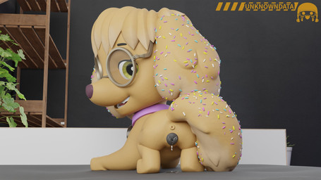 anus female feral genitals solo vulva young young_feral unknowndata paw_patrol sugar_flake_(unknowndata) bird_dog canid canine canis cocker_spaniel domestic_dog hunting_dog mammal spaniel 16:9 3d_(artwork) digital_media_(artwork) hi_res widescreen